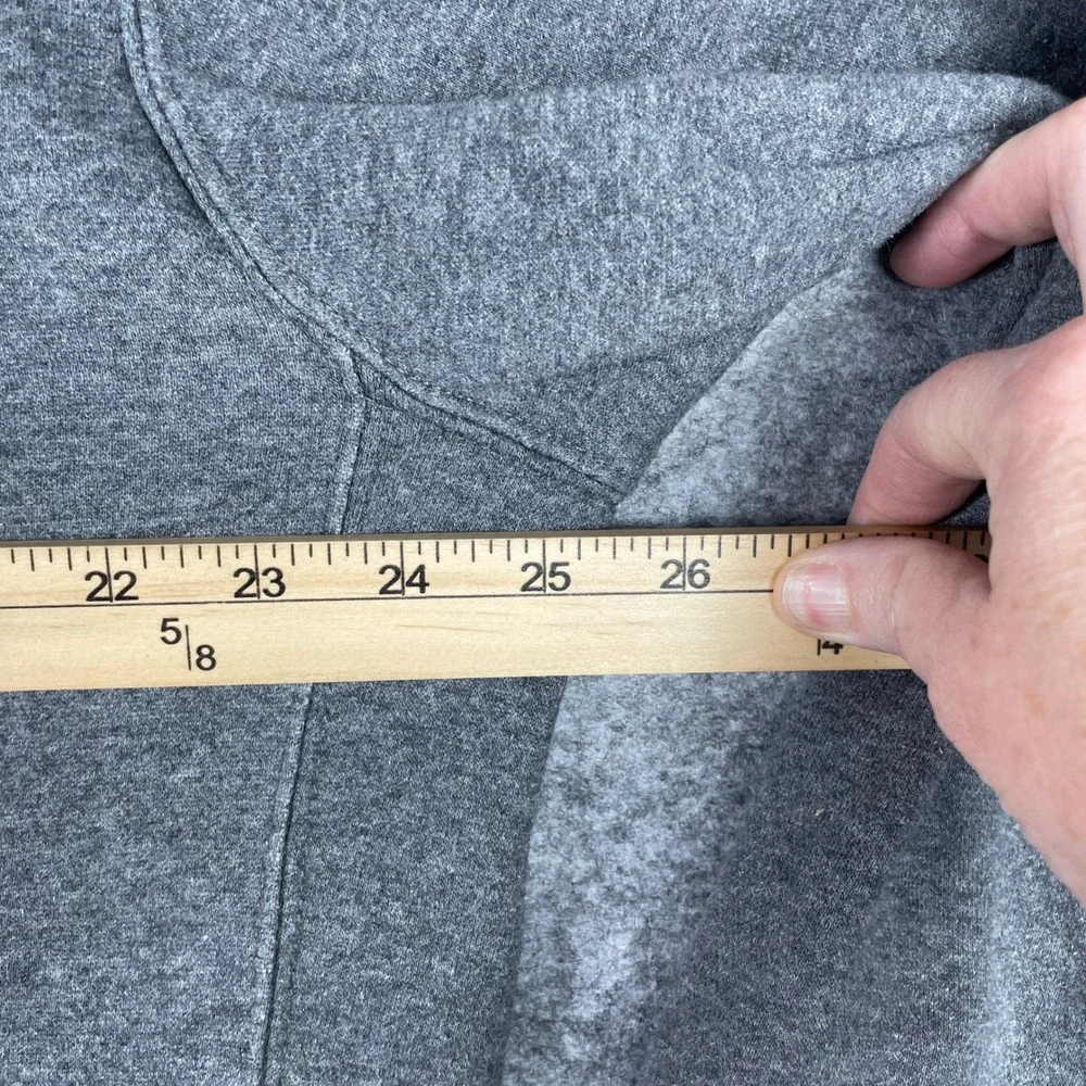 Nike Hoodie Mens Large Charcoal Heather Sportswear Club Fleece BV2654-071